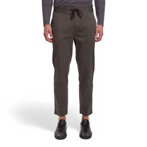 BLDWN Damon Slim Fit Drawstring Crop Cotton Leisure Pants Men's Sz L Olive Drab